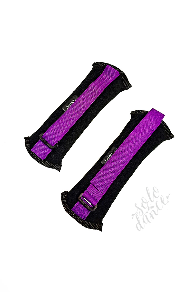 Gymnastické a taneční závaží na ruce a nohy balespo black/purple ut150 2х0,15 kg